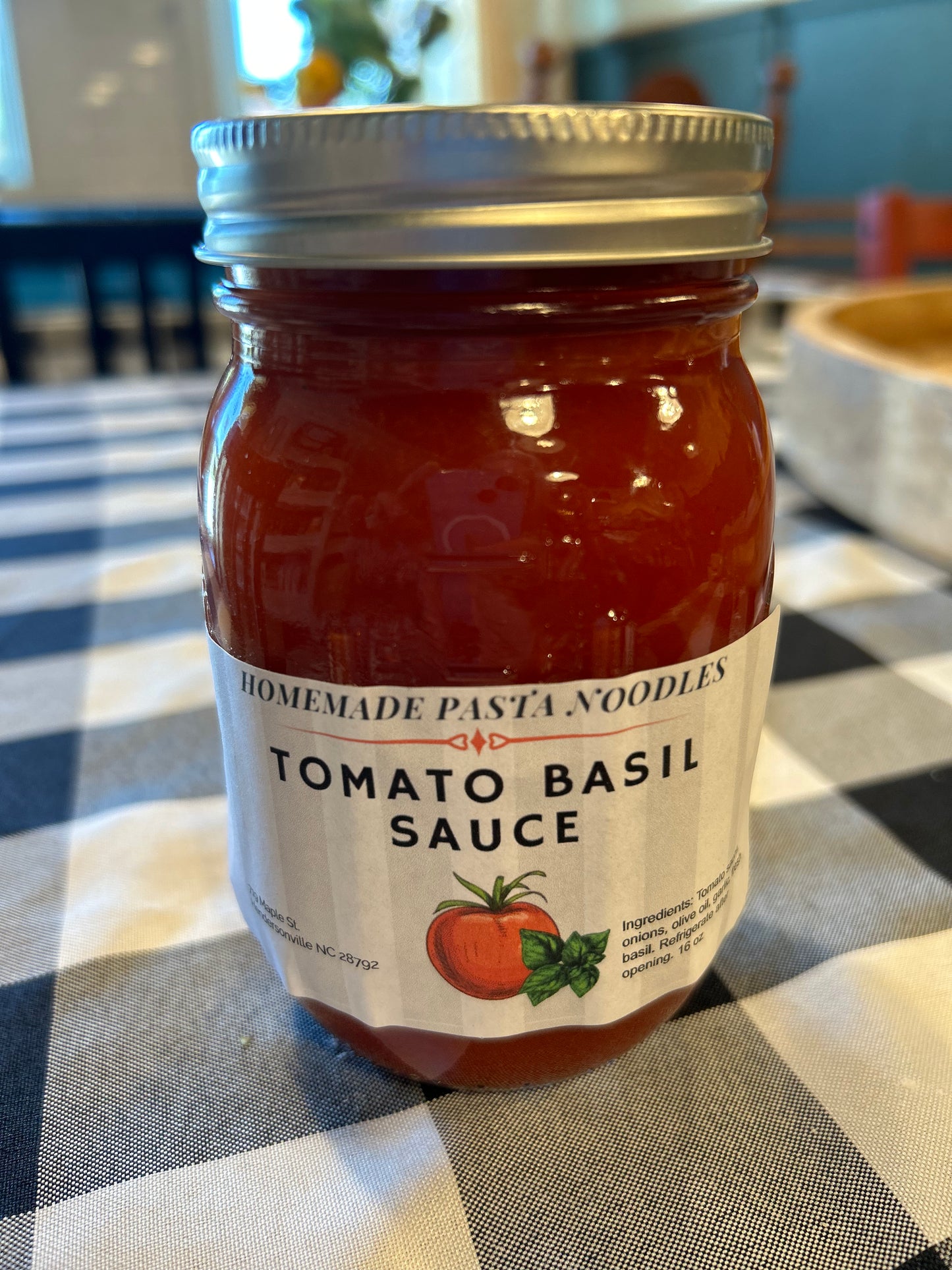 Tomato Basil Sauce 16 OZ