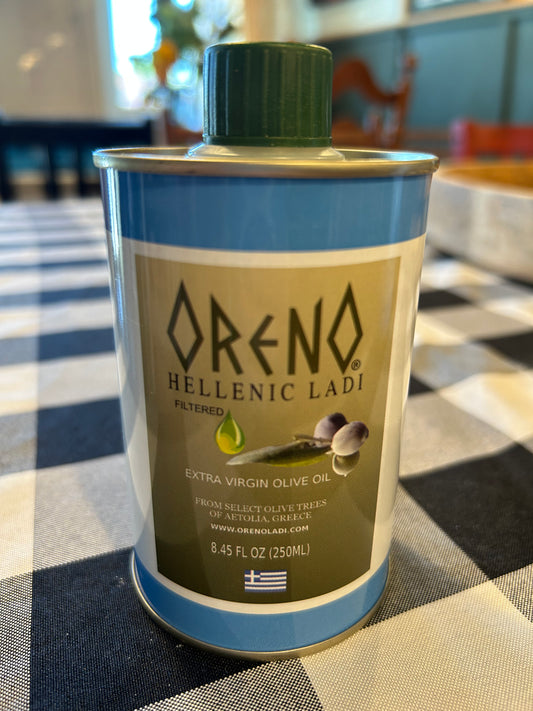 Oreno Hellenic Ladi Extra Virgin Olive Oil 8.45 FL OZ